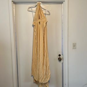 Free People look into the sun maxi dress ginger sugar SMALL